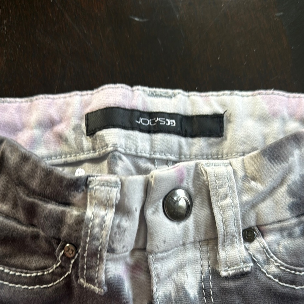 Joe's Jeans Kids Tie-Dye Jeans - Gray and Pink - Picture 2 of 5